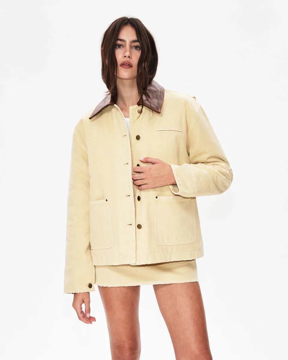 Canvas Utility Jacket | Wheat