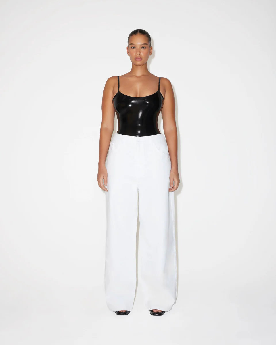Classic Low Rise Denim | White