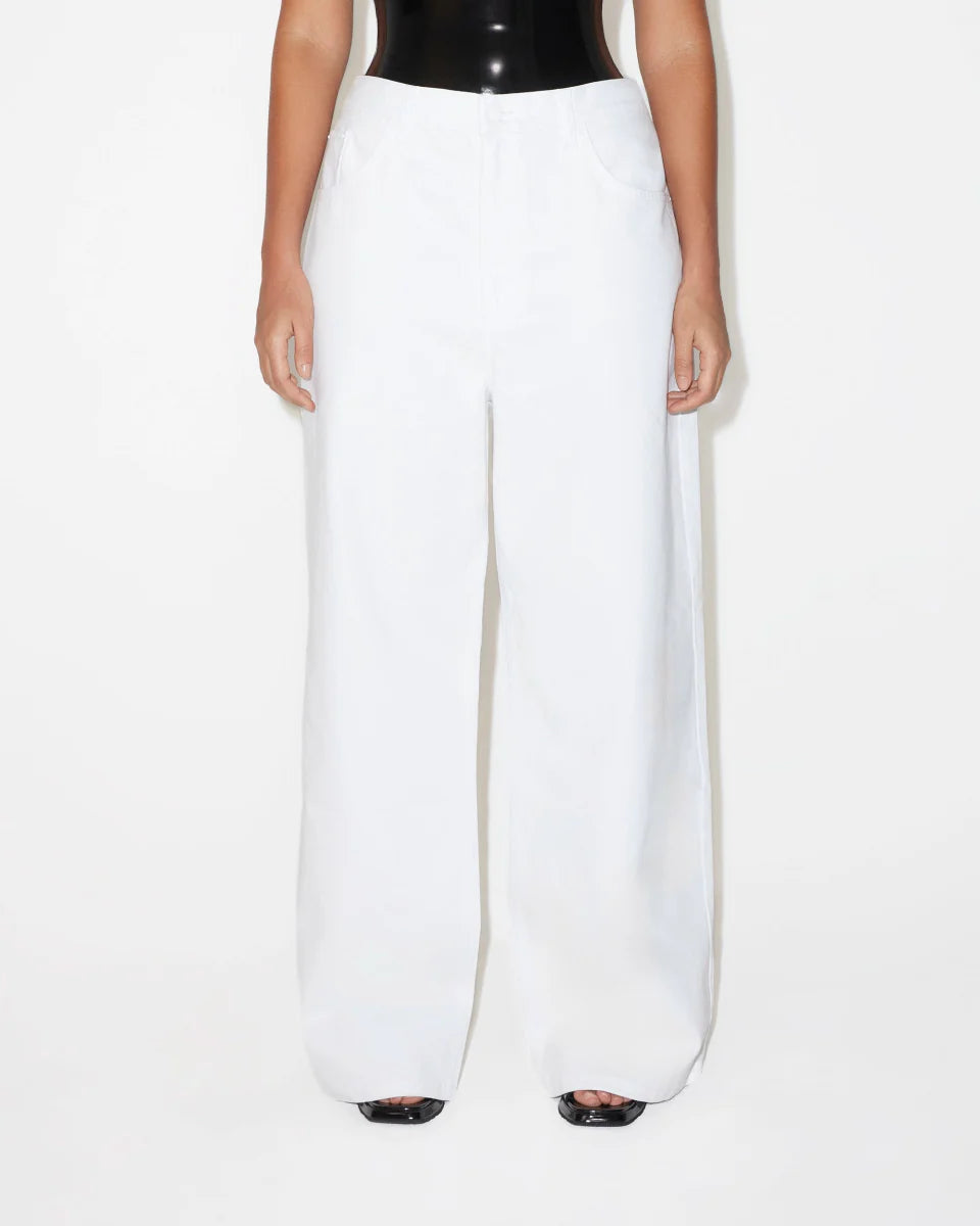 Classic Low Rise Denim | White