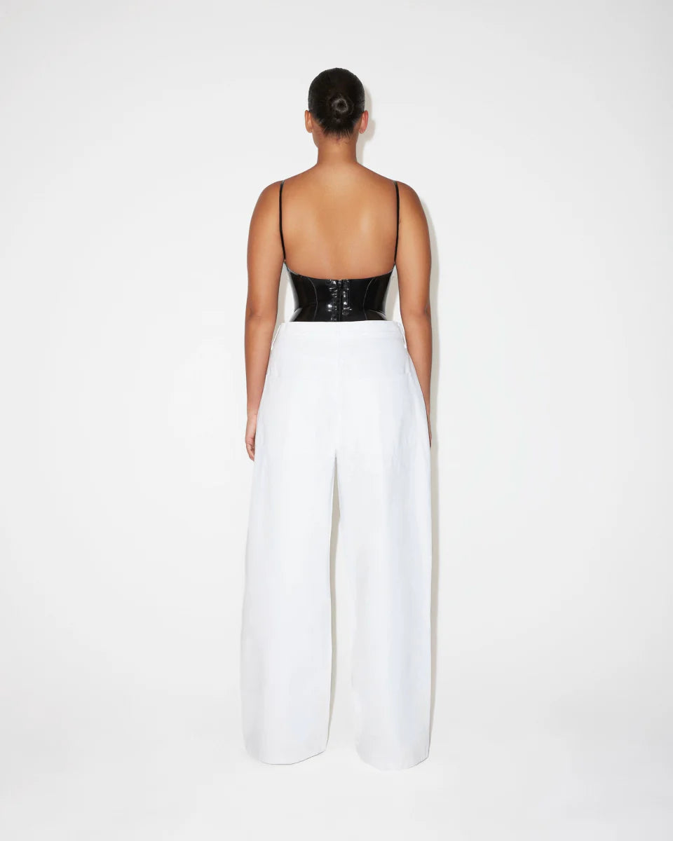 Classic Low Rise Denim | White
