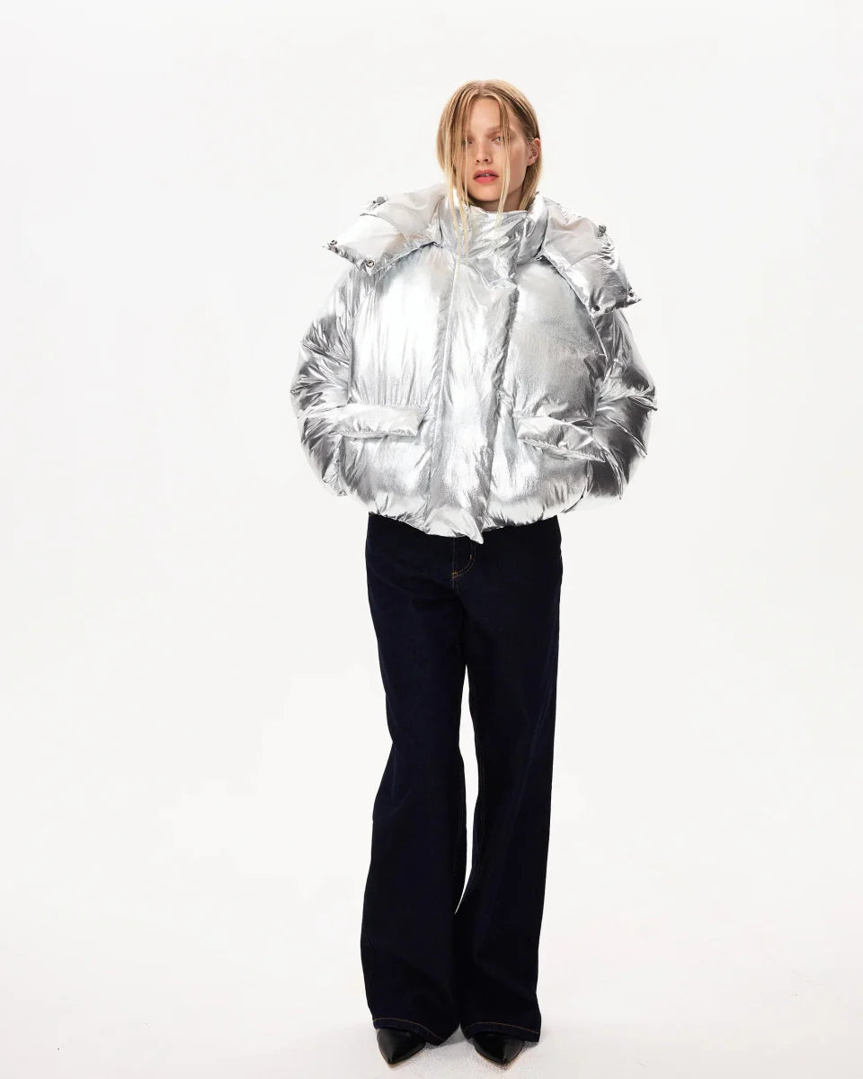 Standard Puffer Jacket | Silver