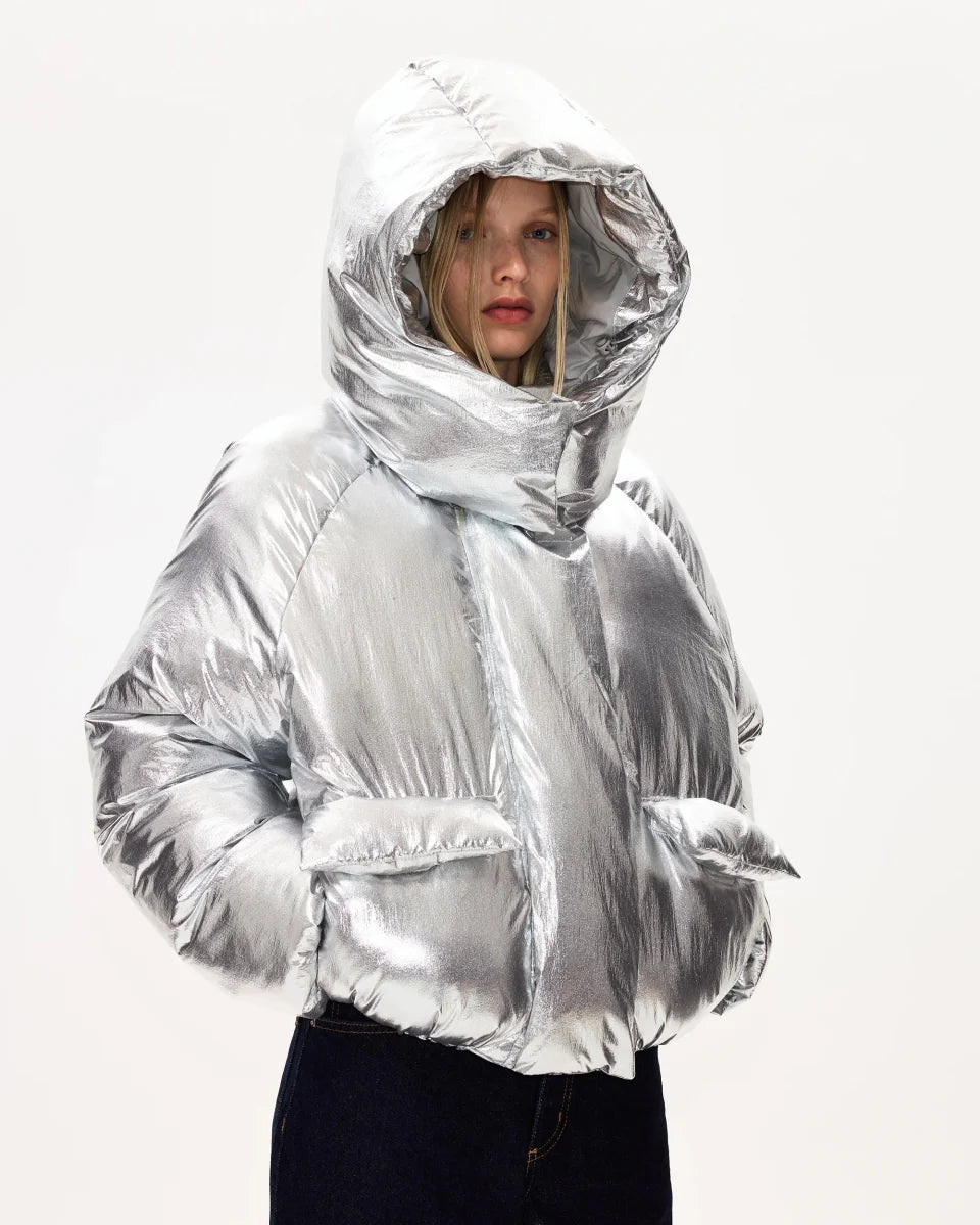 Standard Puffer Jacket | Silver