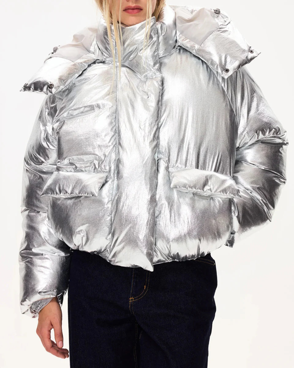 Standard Puffer Jacket | Silver